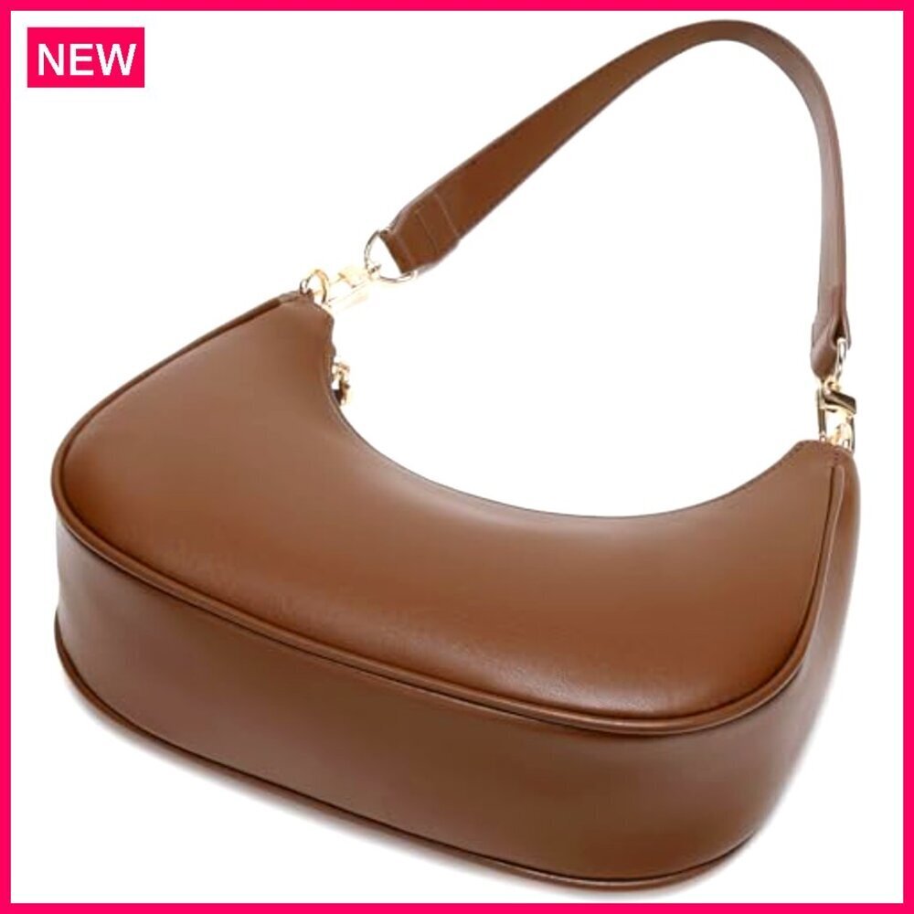Lightweight Hobo Shoulder Bag with Zipper Pocket for Daily Use - Picture 5 of 8